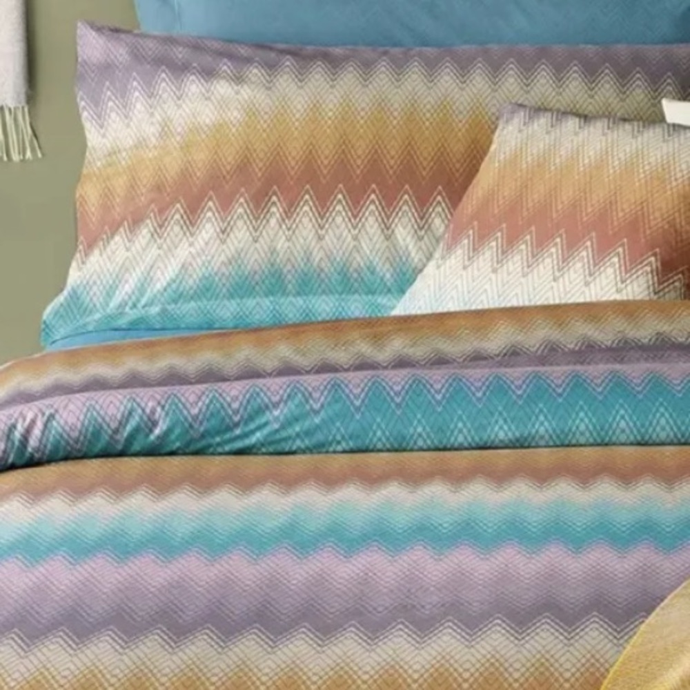 Pair of Authentic Missoni Home YOKO Standard Shams Pillowcases